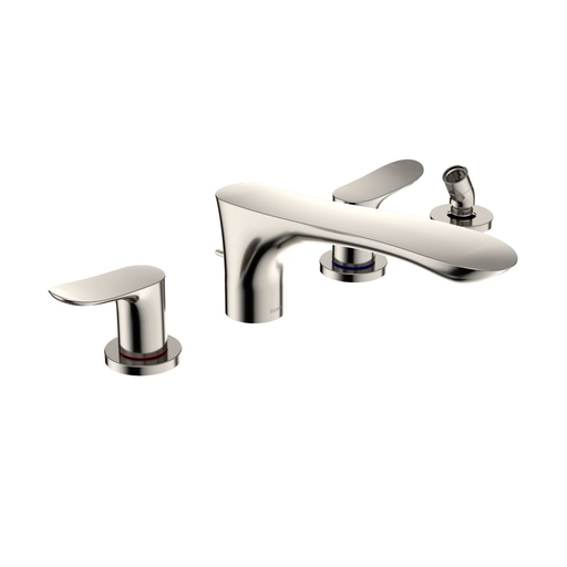 GO Four-Hole Roman Tub Filler Trim - Polished Nickel