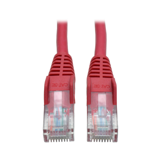 Cat5e 350 MHz Snagless Molded (UTP) Ethernet Cable (RJ45 M/M) - Red, 7 ft.
