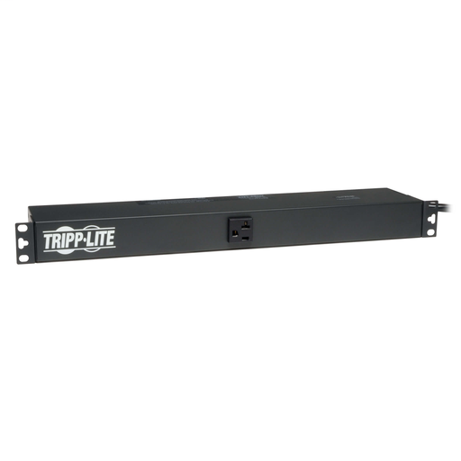 2.4kW Single-Phase 120V Basic PDU, 13 NEMA 5-15/20R Outlets, NEMA 5-20P Input, 15 ft. Cord, 1U Rack-Mount
