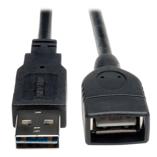 Universal Reversible USB 2.0 Extension Cable (Reversible A to A M/F), 10 ft.