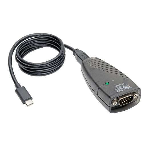 USB-C to Serial DB9 RS232 Adapter Cable - 3 ft. Keyspan, High-Speed (M/M), TAA