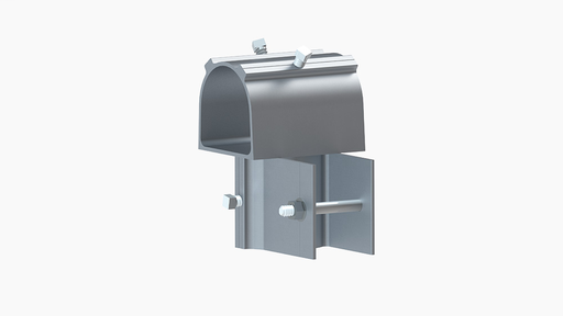 Product image for Unirac 403211C 2" Large Array Front Cap, Mill Finsh Aluminum