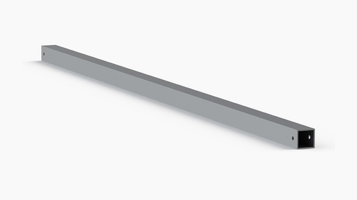 Product image for Unirac 403201C 2" x 10.5ft Large Array Brace, Mill Finish Aluminum