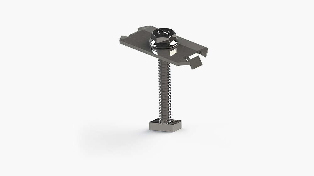 UNIRAC 302027D SM Bnd Midclamp BC DRK SS Fits 30mm-36mm/1.18"-1.42"