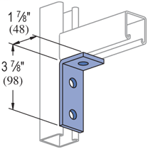 3 Hole, 90° Fitting Electro-Galvanized (EG) (50/CTN)