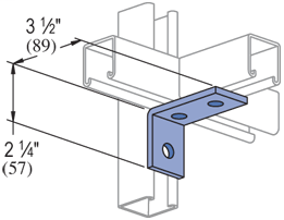 3 Hole, 90° Fitting Electro-Galvanized (EG) (50/CTN)