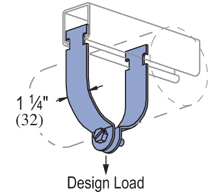 Conduit (EMT) Clamp (1-5/8” Series) Assembled 1-1/4” Electro-Galvanized (EG)