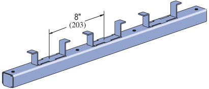 Concrete Insert 20' (1-5/8" Series) Pre-Galvanized Zinc (PG)