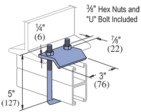 Beam Clamp 5” Electro-Galvanized (EG) (25/CTN)
