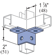 Wing Shape Fitting Electro-Galvanized (EG)