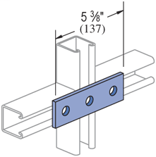 3 Hole, Flat Plate Fitting Electro-Galvanized (EG) (25/CTN)