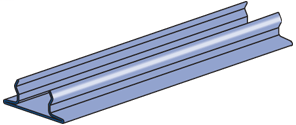 Closure Strip 1-5/8" x .040" Pre-Galvanized Zinc (PG)