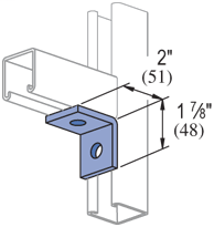 2 Hole, 90° Fitting Electro-Galvanized (EG) (50/CTN)