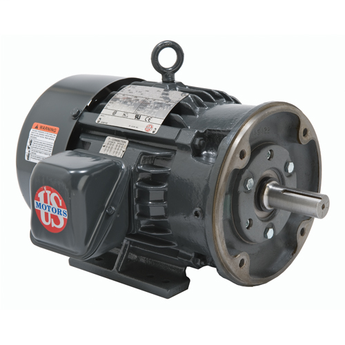 Product image for US Motors H5P2DC 5HP, 1760 & 1440RPM, 208-230/460 & 190/380V, 60 & 50HZ