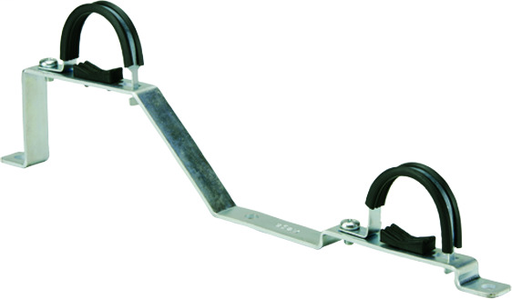 Manifold bracket, galvanized steel, d: 1 1/2