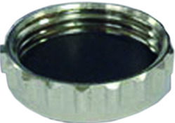 Manifold outlet cap, nickel-plated brass, SVC