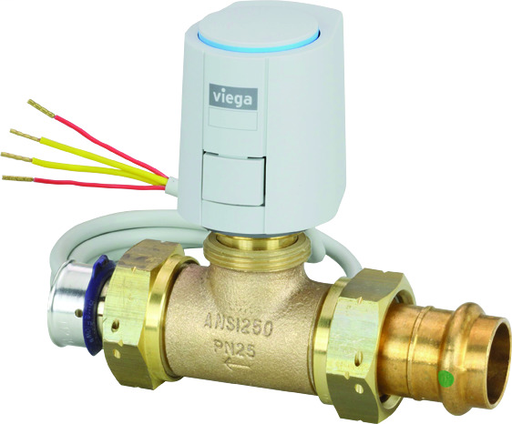 Zone valve, bronze, V: 24, P1: 1, P2: 1