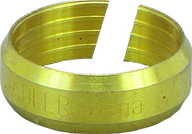 Compression ring, brass, d: 3/4