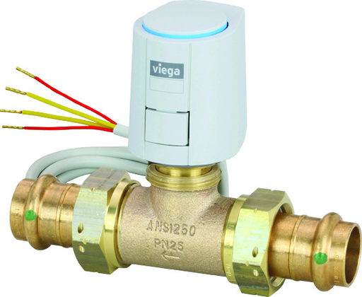 Zone valve, bronze, V: 24, P1: 3/4, P2: 3/4