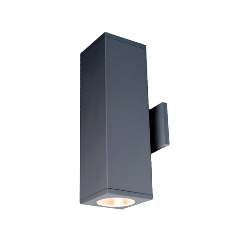 Product image for Cube Architectural 5" 50W Flood LED Up/Down Wall Mount - Graphite - 2700K