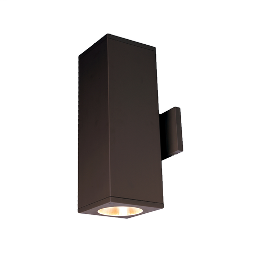 Product image for Cube Architectural 6" 69W Narrow LED Up/Down Wall Mount - Bronze - 3500K