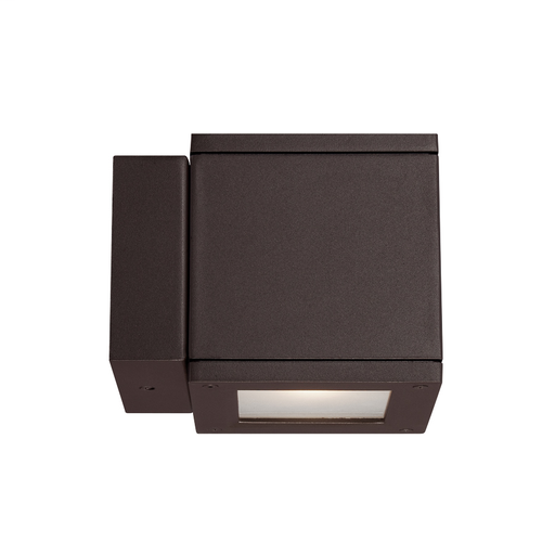 Product image for Rubix 5" 16W LED Outdoor Sconce - Bronze