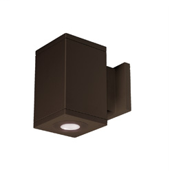 Product image for Cube Architectural 6" 11W Ultra Narrow LED Wall Mount - Bronze - 2700K