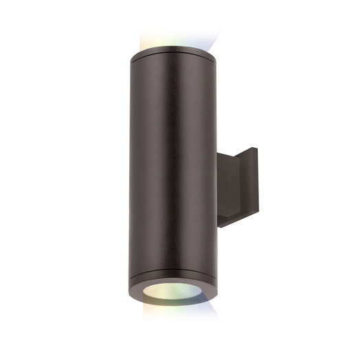 Product image for Tube Architectural 5" 50W Flood LED Up/Down Wall Mount - Bronze