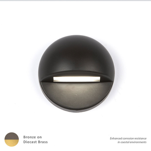Product image for 3" LED Round Deck Light - Bronze/Brass - 2700K