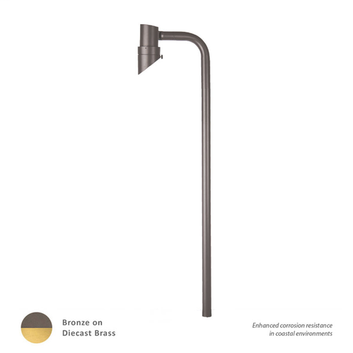 Product image for Mini Accent Single LED Path Light - Bronze/Brass - 3000K