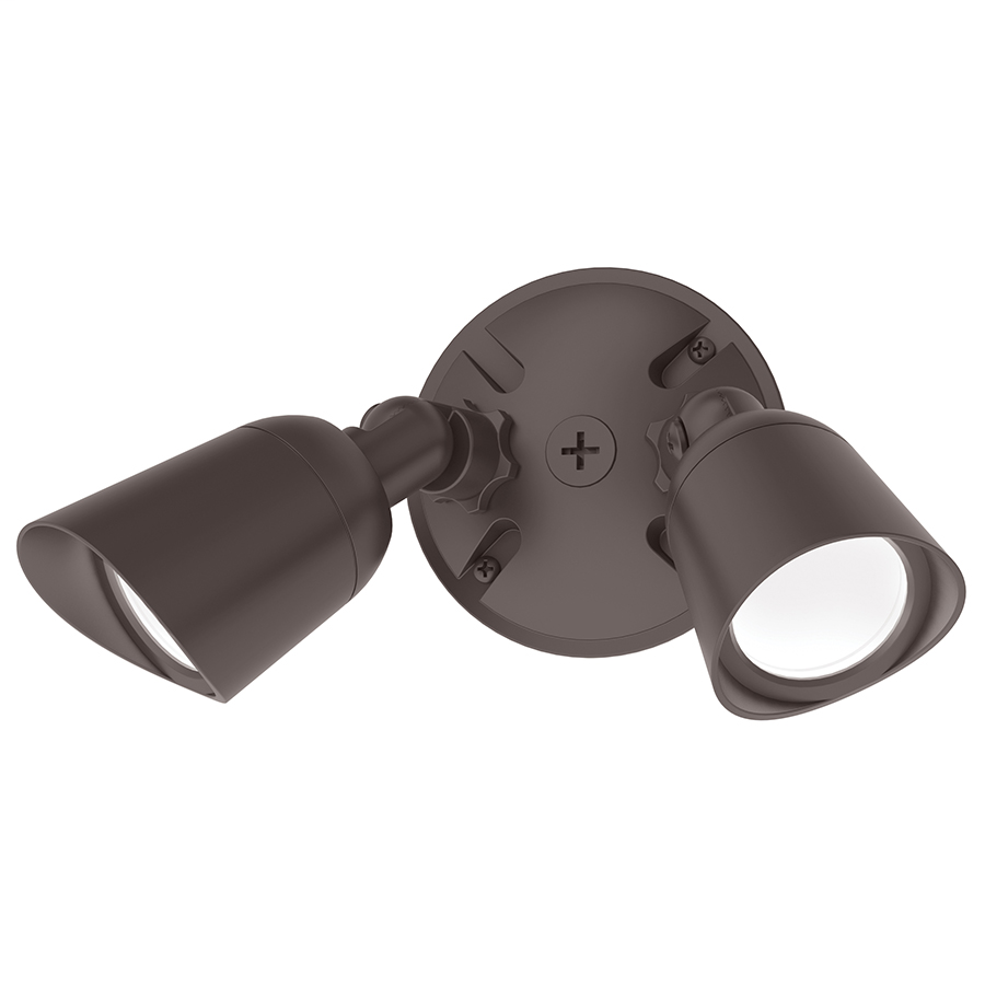 Endurance Double Spot Energy Star LED Spot Light 3000K Warm White in Architectural Bronze