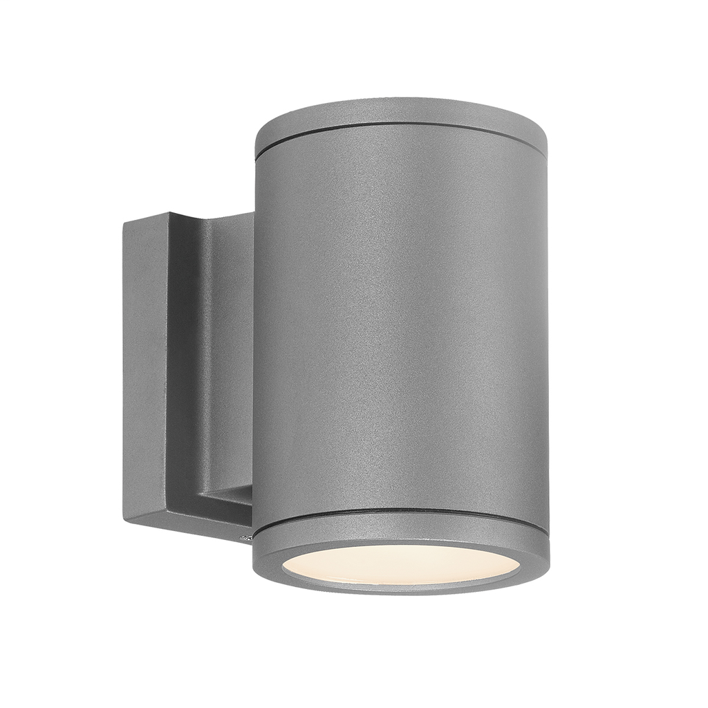 Product image for Tube 6" LED Outdoor Sconce - Graphite