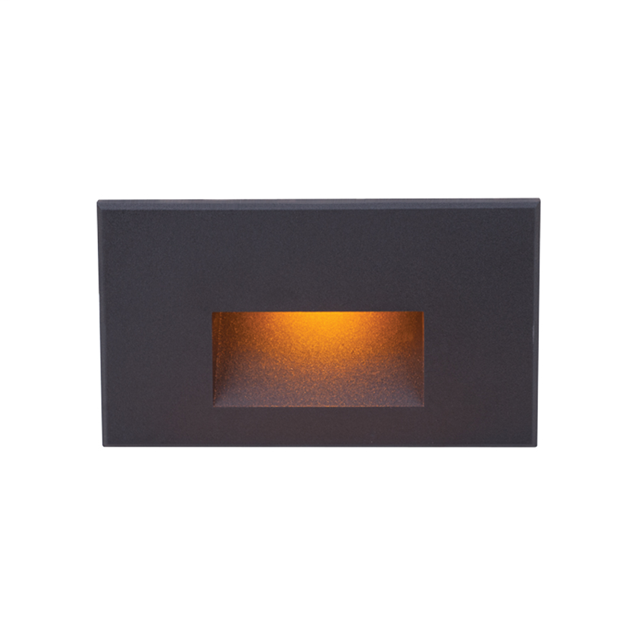 Product image for 5" LED Horizontal Step Light - Black - Amber