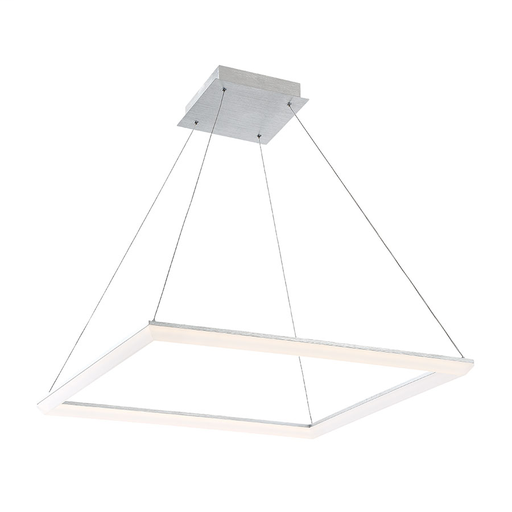 Product image for Frame 28" LED Pendant - Brushed Aluminum