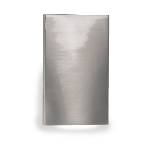 Product image for LEDme 5" 277V LED Vertical Step Light - Brushed Nickel - Amber