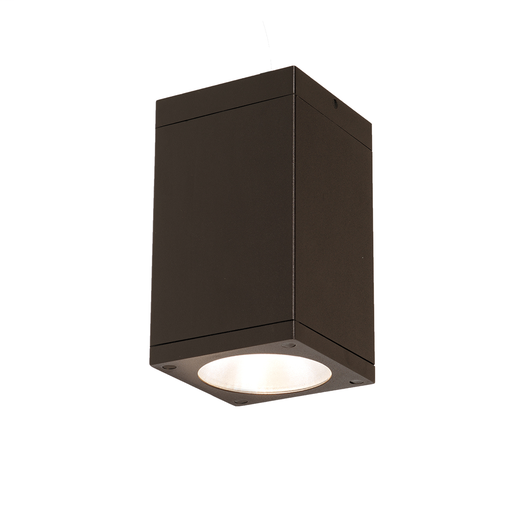 Product image for Cube Architectural 6" 35W Flood LED Surface Mount - Bronze - 3000K