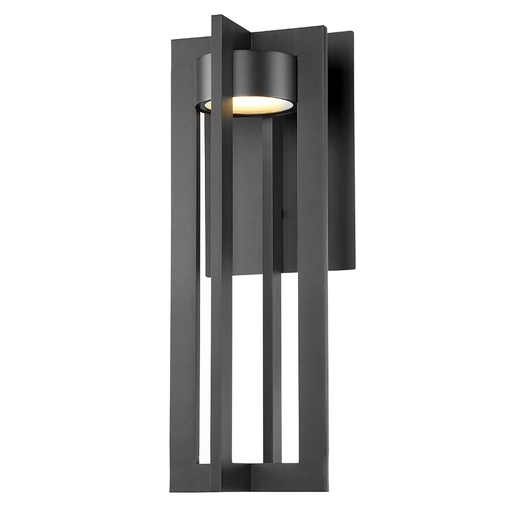 Product image for Chamber 20" LED Outdoor Sconce - Black