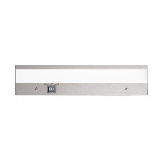 Product image for Duo 12" LED Undercabinet - Brushed Aluminum - 2700/3000K