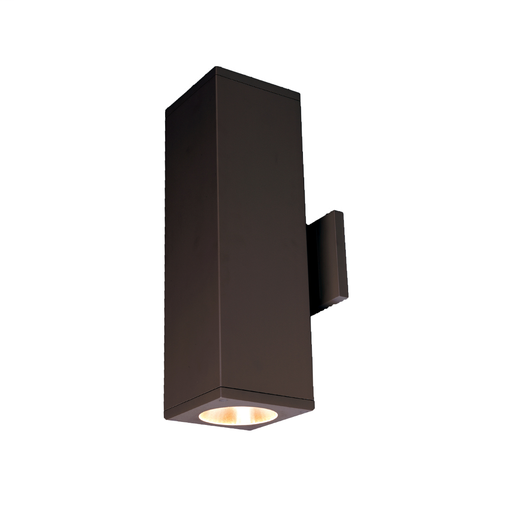 Product image for Cube Architectural 5" 50W Flood LED Up/Down Wall Mount - Bronze - 2700K