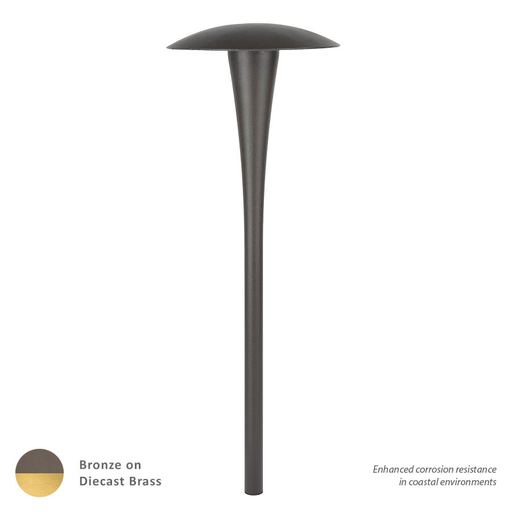 Product image for 22" LED Path Light - Bronze/Brass - 3000K