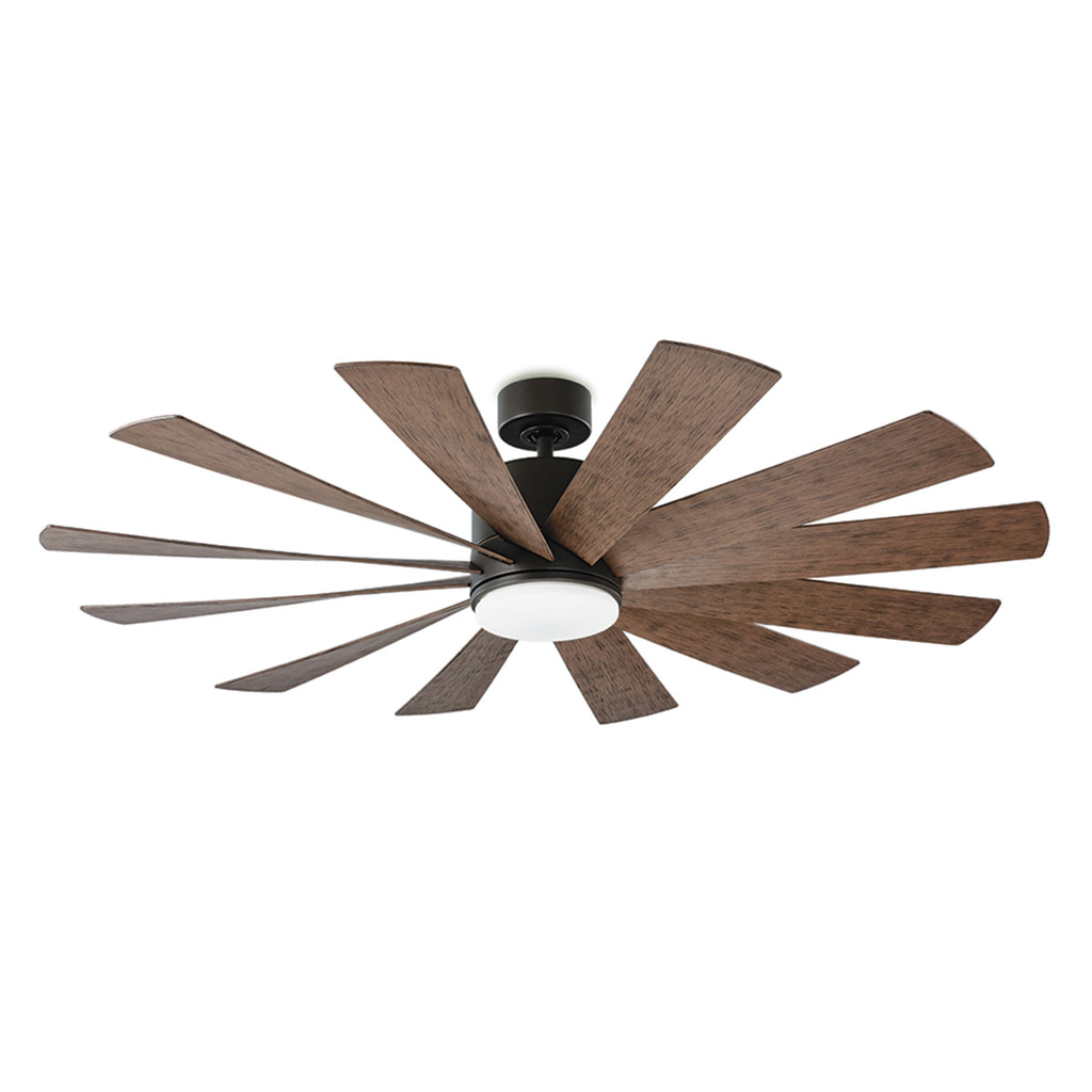 Product image for MODERN FR-W1815-60L-OB/DW 60IN ORB WINDFLOWER FAN WITH DARK WALNUT BLADES