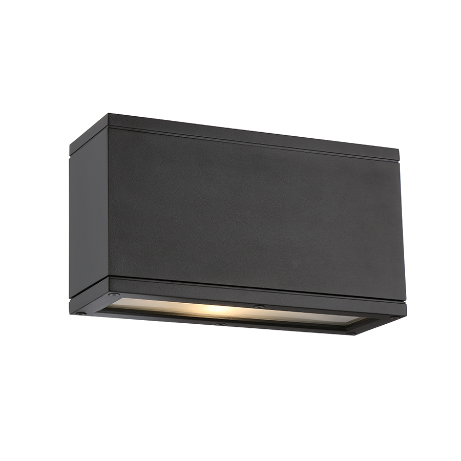 Product image for Rubix 10" 30W LED Outdoor Sconce - Black