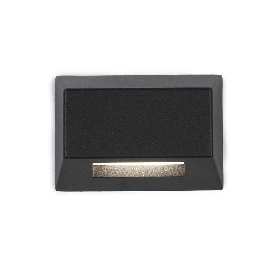 Product image for 3" LED Rectangle Deck Light - Bronze - 3000K