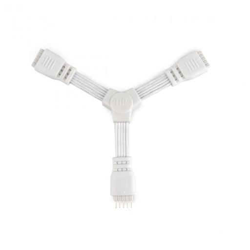 Product image for WAC Lighting LED-TC-Y-WT 3-Way "Y" Connector, for 24V InvisiLED® Pro Tape Light - White