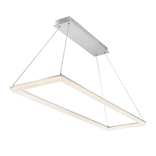 Product image for Frame 58" LED Pendant - Brushed Aluminum