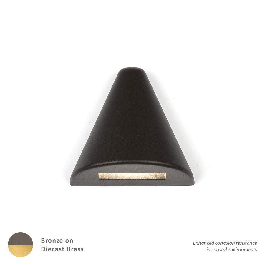 Product image for 3" LED Cone Deck Light - Bronze/Brass - 2700K