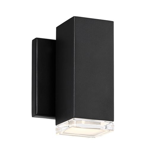 Product image for Block 6" LED Outdoor Sconce - Black
