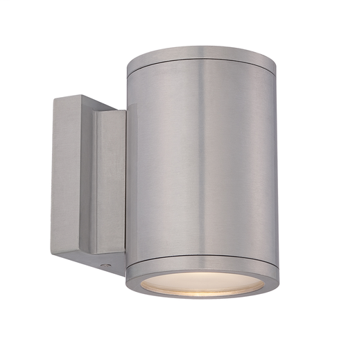 Product image for Tube 6" LED Outdoor Sconce - Brushed Aluminum