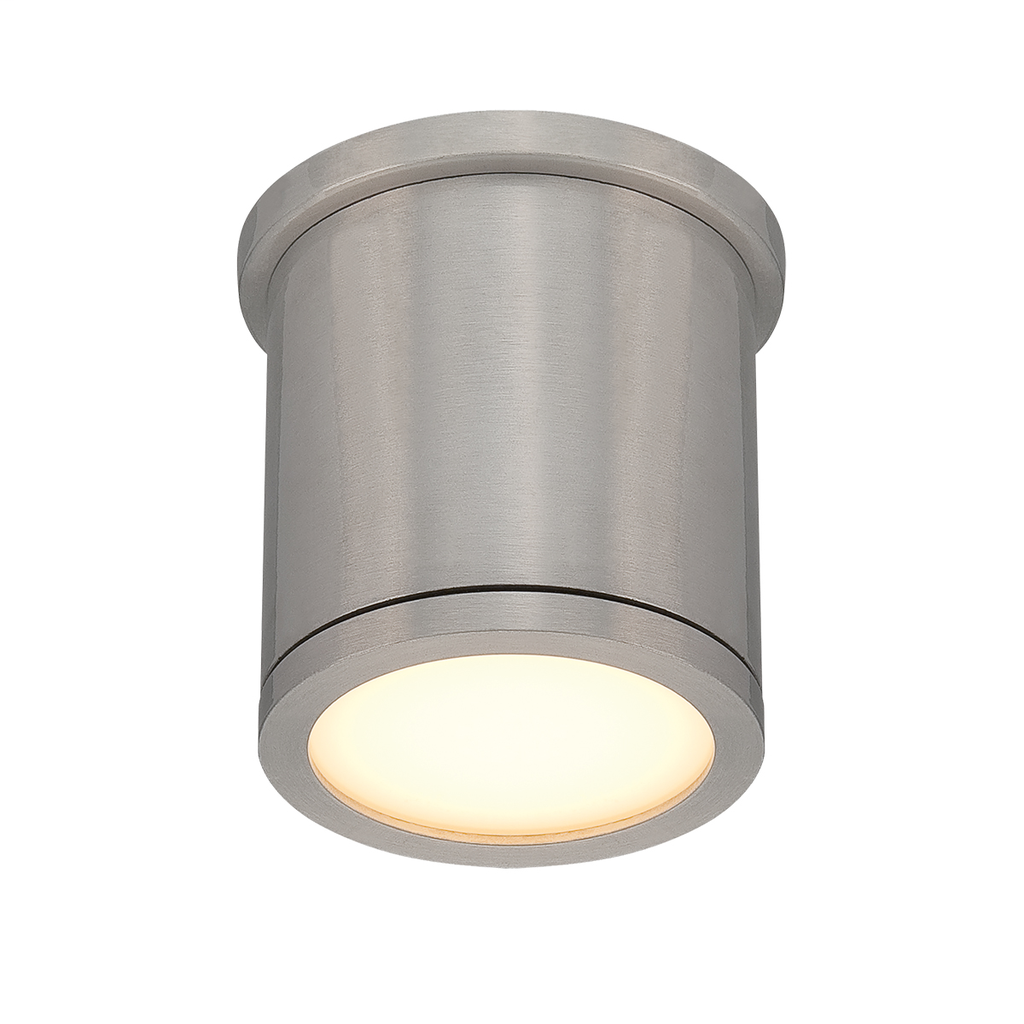 Product image for Tube 5" LED Flush Mount - Brushed Aluminum