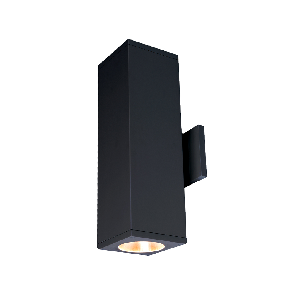 Cube Architectural 5" 50W Flood LED Up/Down Wall Mount - Black - 3500K Product image for Cube Architectural 5" 50W Flood LED Up/Down Wall Mount - Black - 3500K